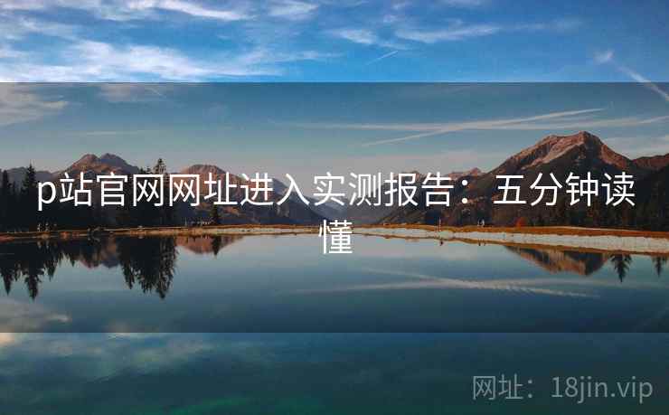 p站官网网址进入实测报告：五分钟读懂