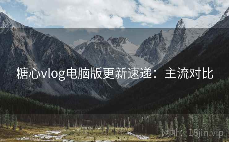 糖心vlog电脑版更新速递：主流对比